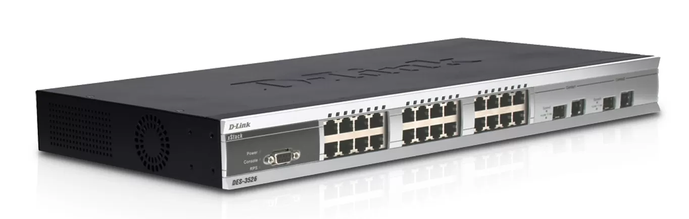 D-link Layer-2 Ethernet Managed Switch DES-3526